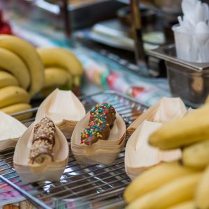 Banana Halves w/Sprinkles (5 per order)